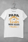 Preview: T-Shirt "Papa wurde geschaffen weil Kinder wahre Helden brauchen"