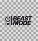 Preview: Aufkleber "Beast mode"