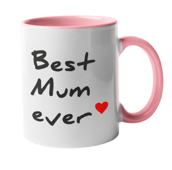 Keramiktasse "Best Mum ever"