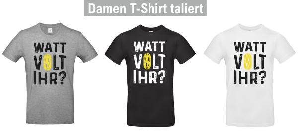 T-Shirt "Watt volt ihr"