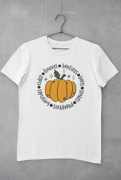 T-Shirt "Pumpkin monogram"